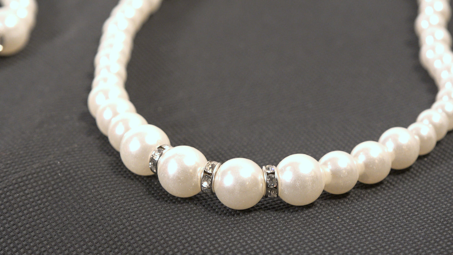 Women's faux pearl necklace set — Free Shipping
