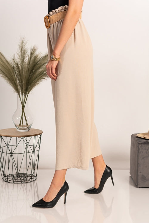 Elegant long pants Cedona, beige