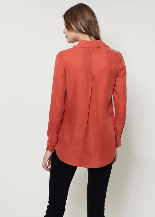 Women's Zip Up Shirt Blouse