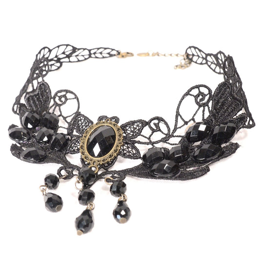 Black choker necklace — Free Shipping