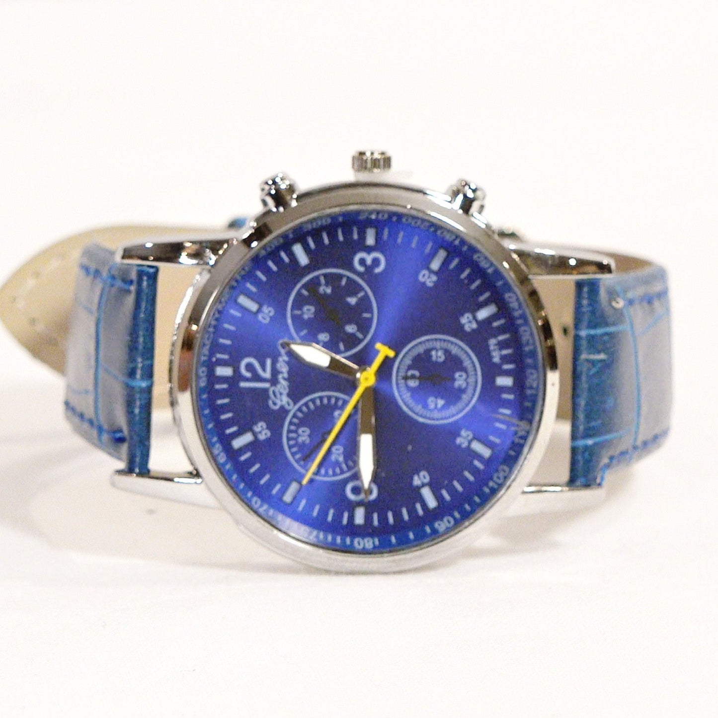 Men's Blue Military Pin Watch — Free Shipping