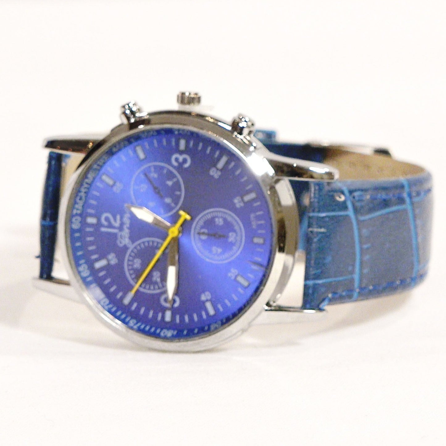 Men's Blue Military Pin Watch — Free Shipping