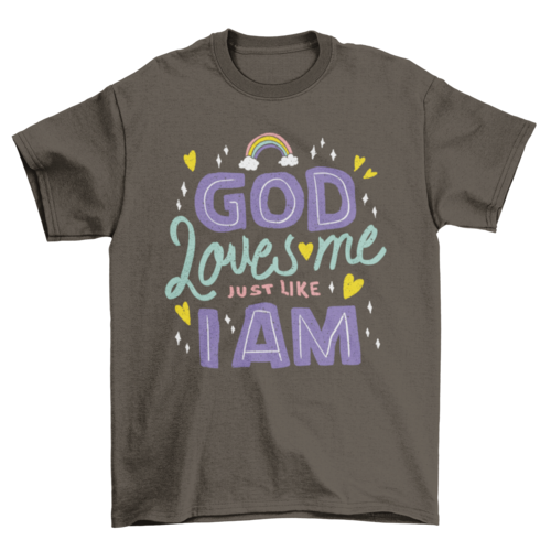 God loves me t-shirt