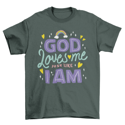 God loves me t-shirt
